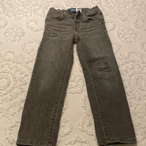 Boys Grey Distressed Skinny Jean